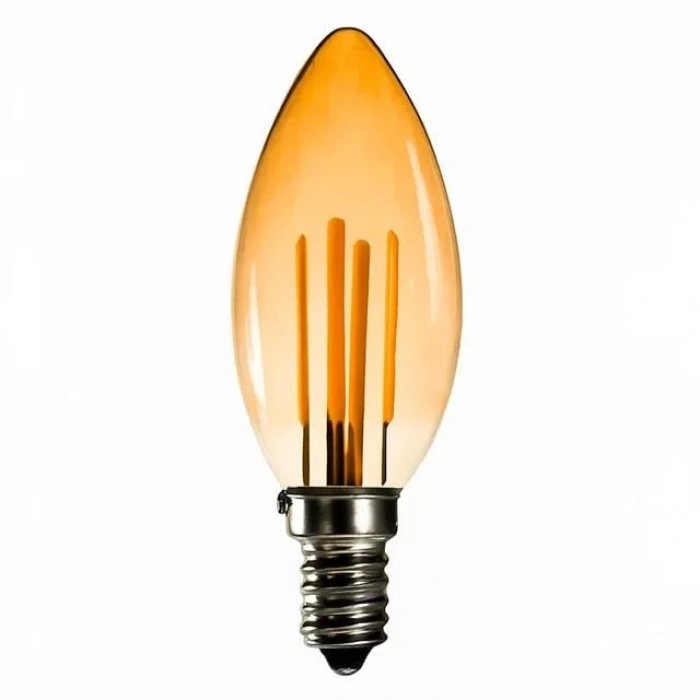 Hubrendy SH Ledx Br-al05 400 Lümen 5w Amber E14 Rustik Ampul