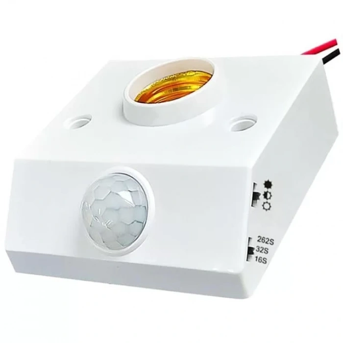 Hubrendy SH Ledx Dy-102 Abs 360 Pır Hareket Sensörlü E27 Duy Aparatı