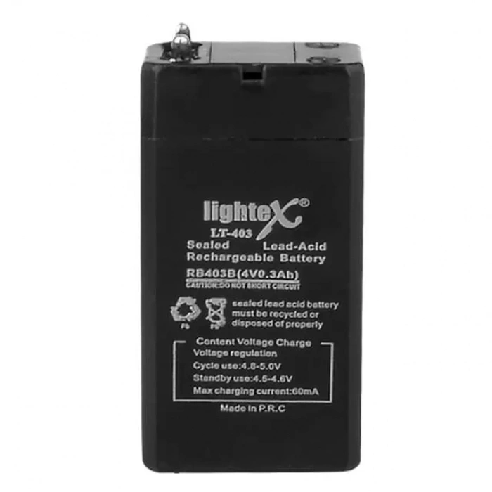 Hubrendy SH Lightex Lt-403 4 Volt 0.3 Amper Akü