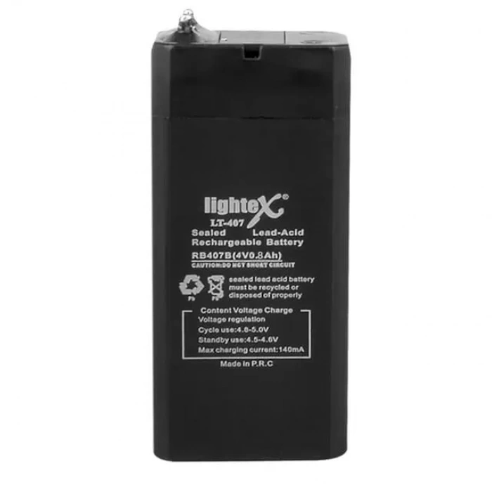 Hubrendy SH Lightex Lt-407 4 Volt 0.8 Amper Akü