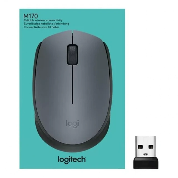 Hubrendy SH Logitech M170 2,4 Ghz 1000dpı 3 Tuş Optik Kablosuz Mouse