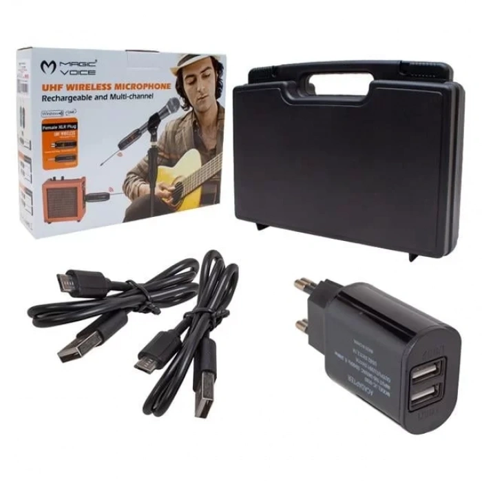 Hubrendy SH Magicvoice Uhf Gitar Tip Kablosuz Mikrofon Mv-19585