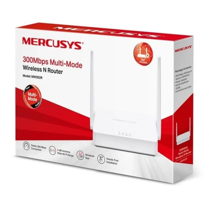 Hubrendy SH Mercusys Mw302r 300 Mbps Wifi-n Router Access Point