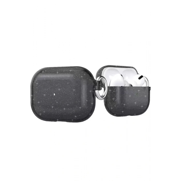 Hubrendy SH Movenchy Apple Airpods Pro 2 (2.nesil) Shell Kılıf - Siyah