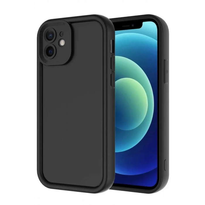 Hubrendy SH Newface Apple İphone 11 Kılıf Viera Silikon - Siyah
