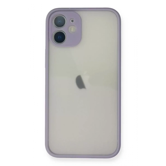 Hubrendy SH Newface Apple İphone 11 Pro Max Kılıf Montreal Silikon Kapak - Mor