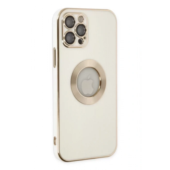 Hubrendy SH Newface Apple İphone 12 Pro Kılıf Store Silikon - Beyaz