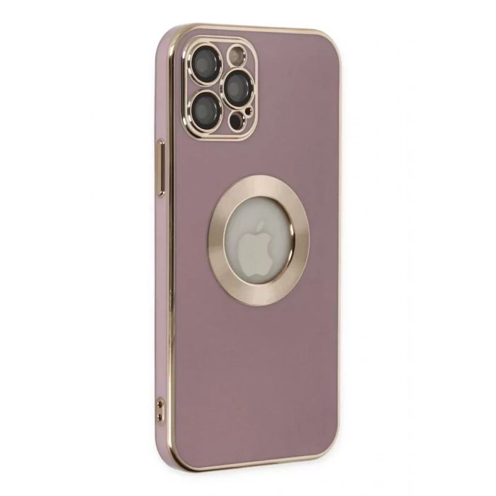Hubrendy SH Newface Apple İphone 12 Pro Kılıf Store Silikon - Mor