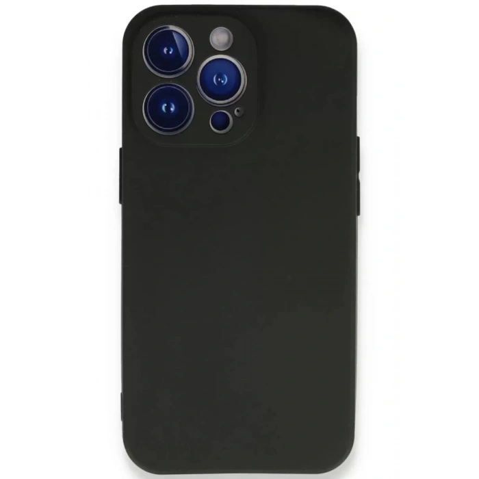 Hubrendy SH Newface Apple İphone 13 Pro Kılıf First Silikon - Siyah