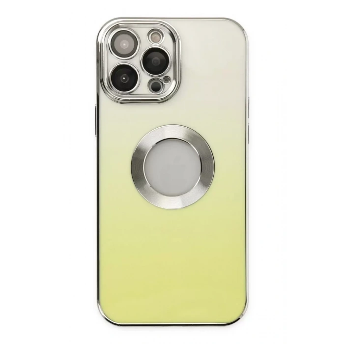 Hubrendy SH Newface Apple İphone 13 Pro Max Kılıf Best Silikon - Sarı