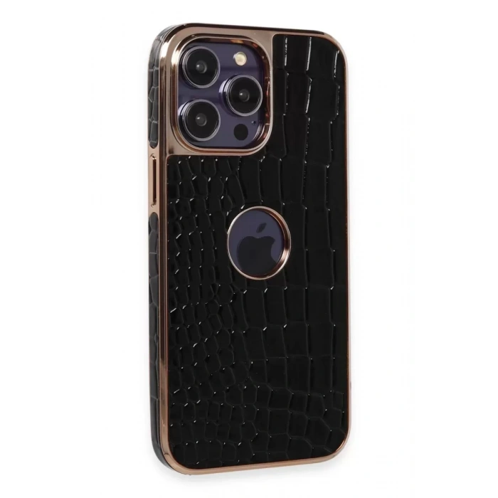 Hubrendy SH Newface Apple İphone 13 Pro Max Kılıf Snake Kapak - Siyah