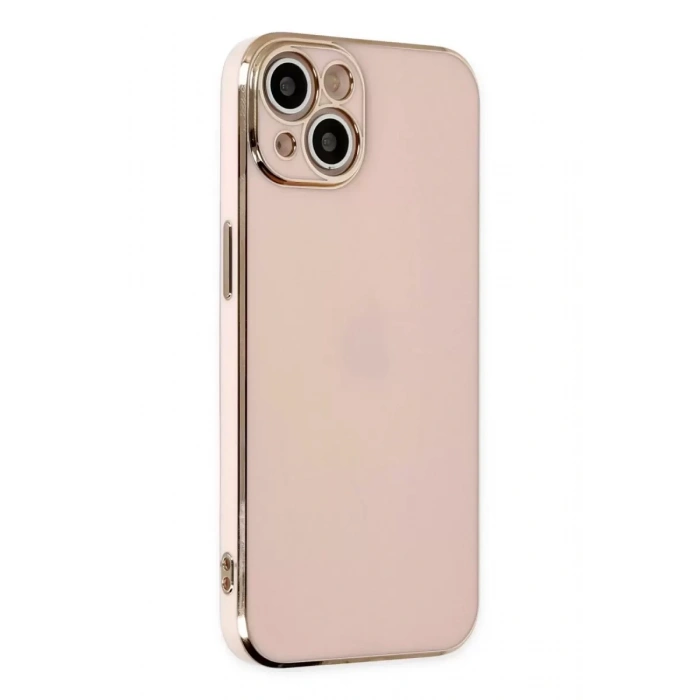 Hubrendy SH Newface Apple İphone 14 Kılıf Volet Silikon - Pembe