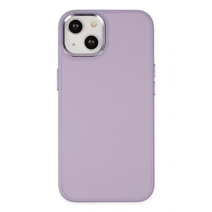 Hubrendy SH Newface Apple İphone 14 Plus Kılıf Asya Deri Silikon - Lila