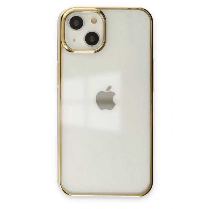 Hubrendy SH Newface Apple İphone 14 Plus Kılıf Element Silikon - Gold