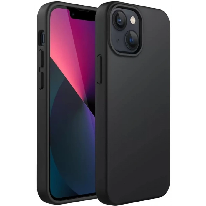 Hubrendy SH Newface Apple İphone 14 Plus Kılıf First Silikon - Siyah