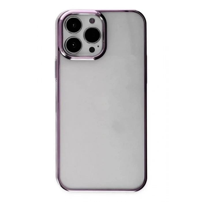 Hubrendy SH Newface Apple İphone 14 Pro Kılıf Element Silikon - Lila