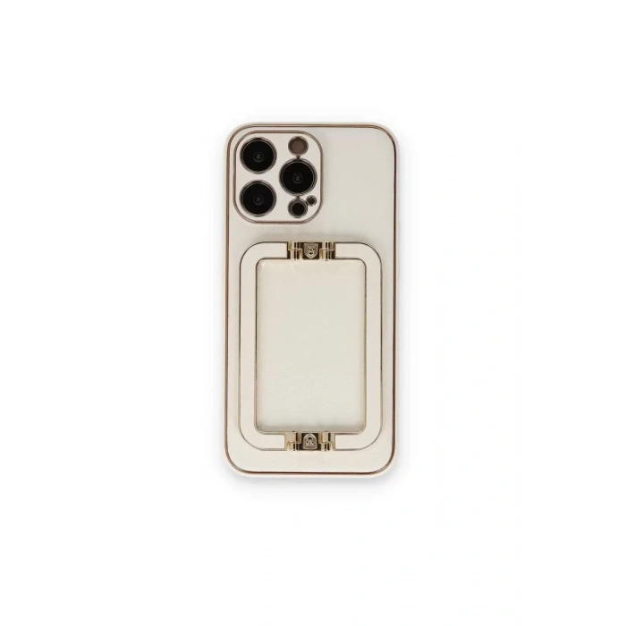 Hubrendy SH Newface Apple İphone 14 Pro Max Kılıf Coco Elit Kapak - Beyaz