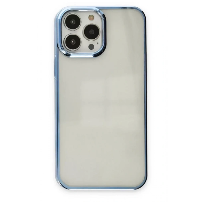 Hubrendy SH Newface Apple İphone 14 Pro Max Kılıf Element Silikon - Sky Blue