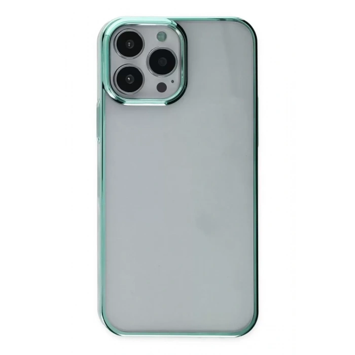 Hubrendy SH Newface Apple İphone 14 Pro Max Kılıf Element Silikon - Yeşil