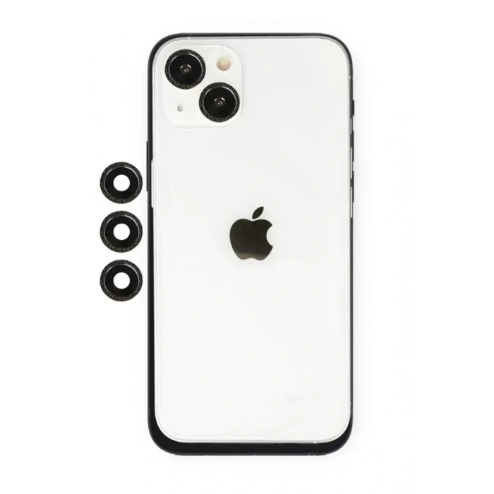 Hubrendy SH Newface Apple İphone 14 Shine Kamera Lens - Siyah