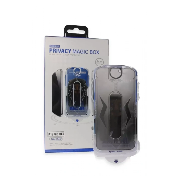 Hubrendy SH Newface Apple İphone 15 Pro Max Vanessa Magic Hayalet Cam