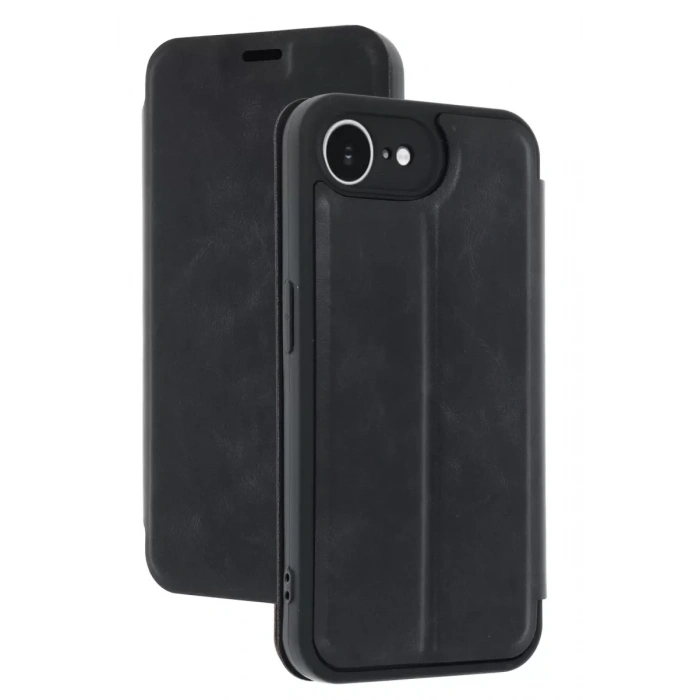Hubrendy SH Newface Apple İphone 16e Kılıf Flip Cover - Siyah