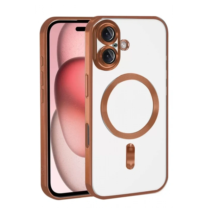 Hubrendy SH Newface Apple İphone 17 Kross Magneticsafe Kapak - Turuncu