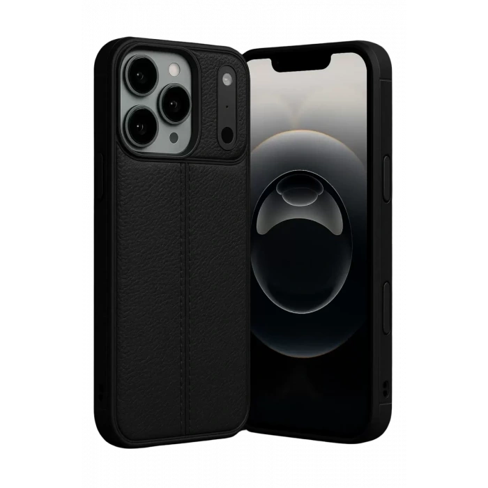 Hubrendy SH Newface Apple İphone 17 Pro Auto Focus Kapak - Siyah