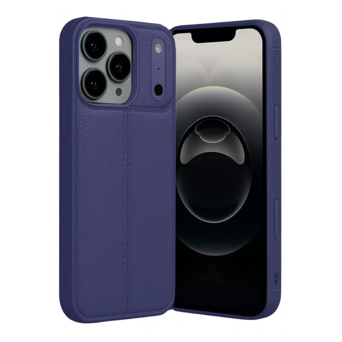 Hubrendy SH Newface Apple İphone 17 Pro Max Auto Focus Kapak - Lacivert