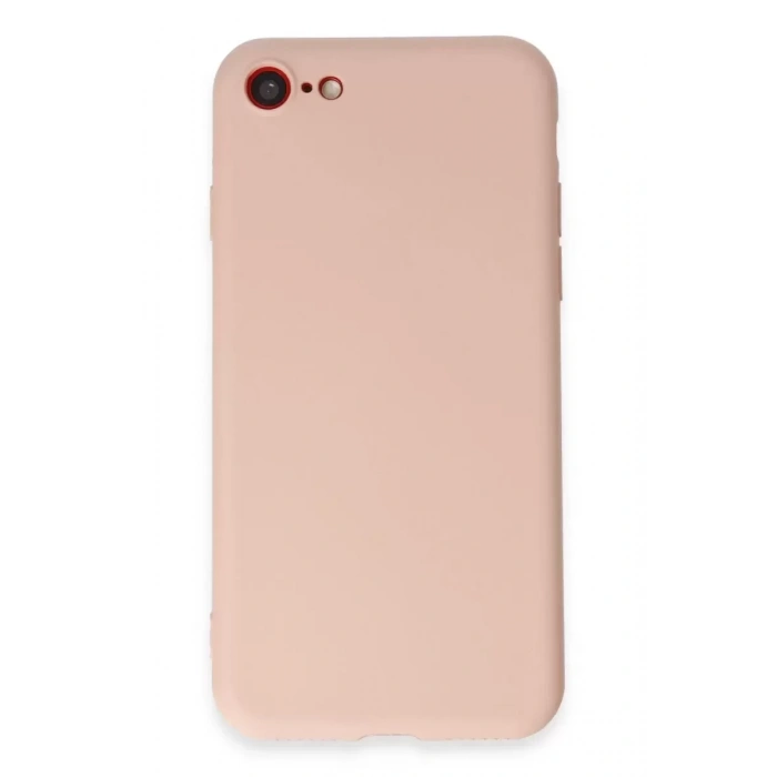 Hubrendy SH Newface Apple İphone 7 Kılıf First Silikon - Pudra