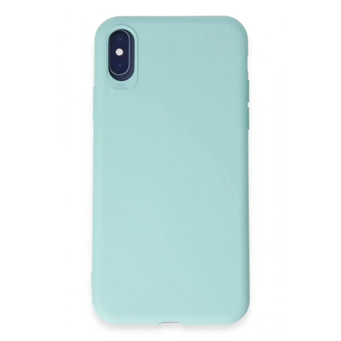 Hubrendy SH Newface Apple İphone X Kılıf First Silikon - Turkuaz