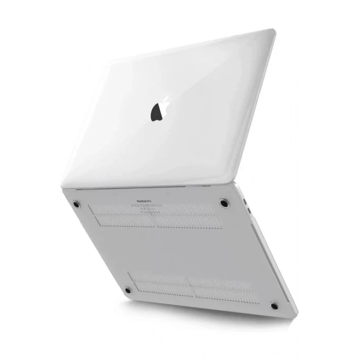 Hubrendy SH Newface Apple Macbook Pro 13 2020 Macbook Buzlu Kapak - Şeffaf