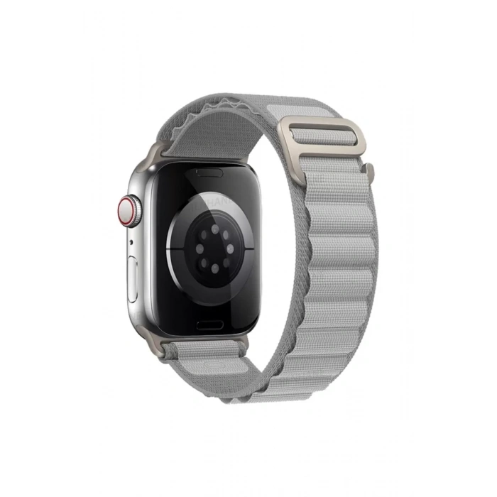 Hubrendy SH Newface Apple Watch 38mm Mountain Kordon - Gri