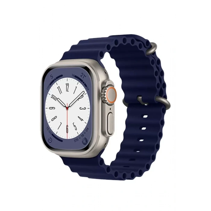 Hubrendy SH Newface Apple Watch 42mm Ocean Kordon - Mavi