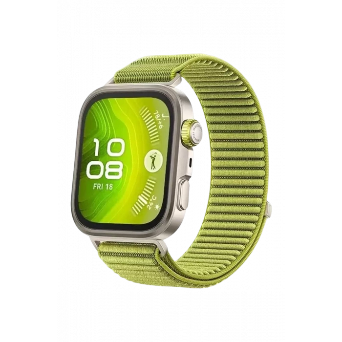 Hubrendy SH Newface Huawei Fit 4 Braid Kordon - Açık Yeşil
