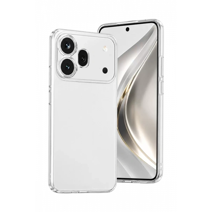 Hubrendy SH Newface Huawei Honor 600 Pro Lüx Şeffaf Silikon - Şeffaf