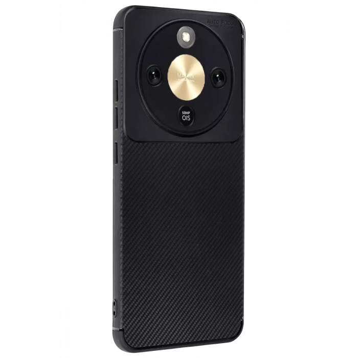 Hubrendy SH Newface Huawei Honor Magic 8 Lite Auto Focus Karbon Kapak - Siyah