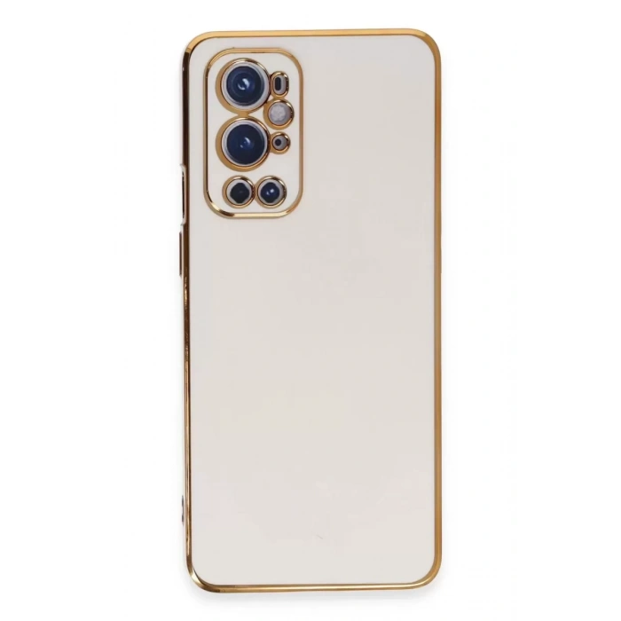 Hubrendy SH Newface One Plus 9 Pro Kılıf Volet Silikon - Beyaz