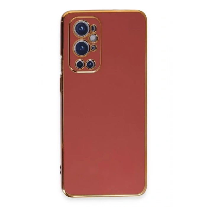 Hubrendy SH Newface One Plus 9 Pro Kılıf Volet Silikon - Kırmızı