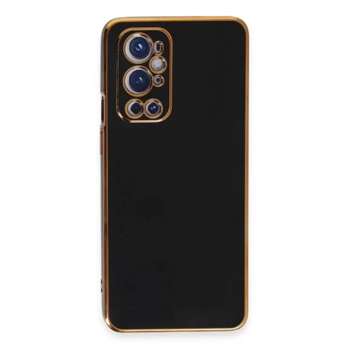Hubrendy SH Newface One Plus 9 Pro Kılıf Volet Silikon - Siyah
