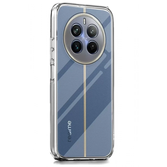 Hubrendy SH Newface Realme 12 Pro Plus Kılıf Lüx Şeffaf Silikon