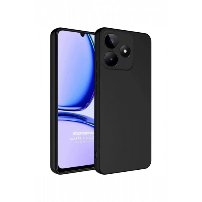 Hubrendy SH Newface Realme C61 Kılıf First Silikon - Siyah