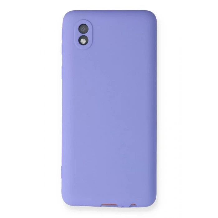 Hubrendy SH Newface Samsung Galaxy A01 Core Kılıf First Silikon - Lila