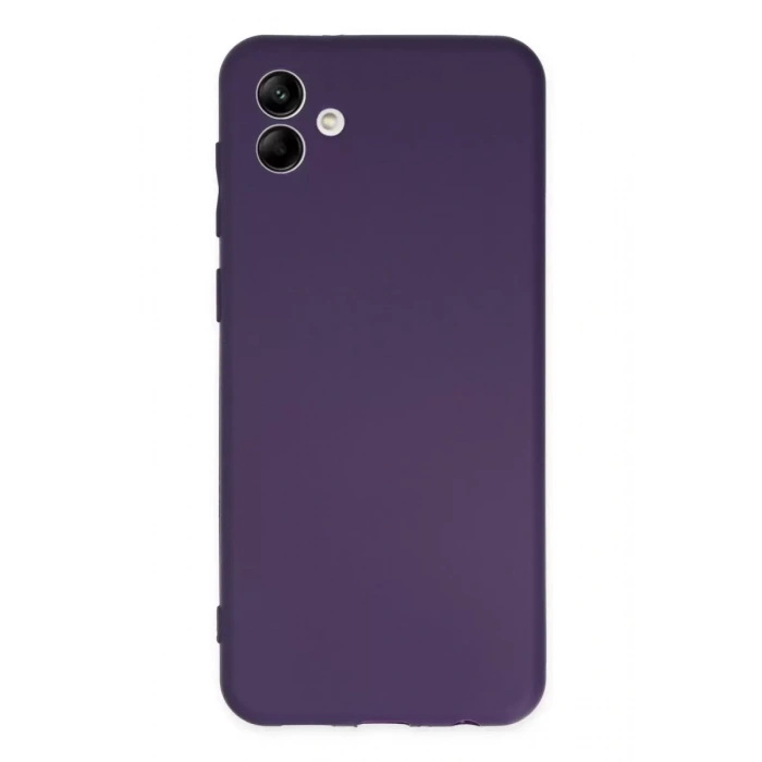 Hubrendy SH Newface Samsung Galaxy A04 Kılıf First Silikon - Mor