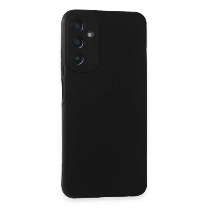 Hubrendy SH Newface Samsung Galaxy A05s Kılıf Loop Deri Silikon - Siyah