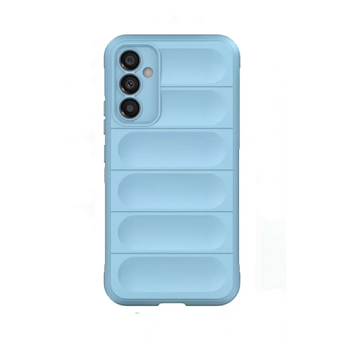 Hubrendy SH Newface Samsung Galaxy A05s Kılıf Optimum Silikon - Sky Blue