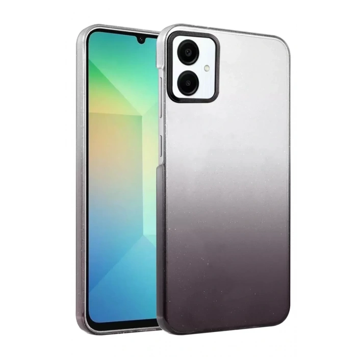 Hubrendy SH Newface Samsung Galaxy A06 Glossy Kapak - Siyah