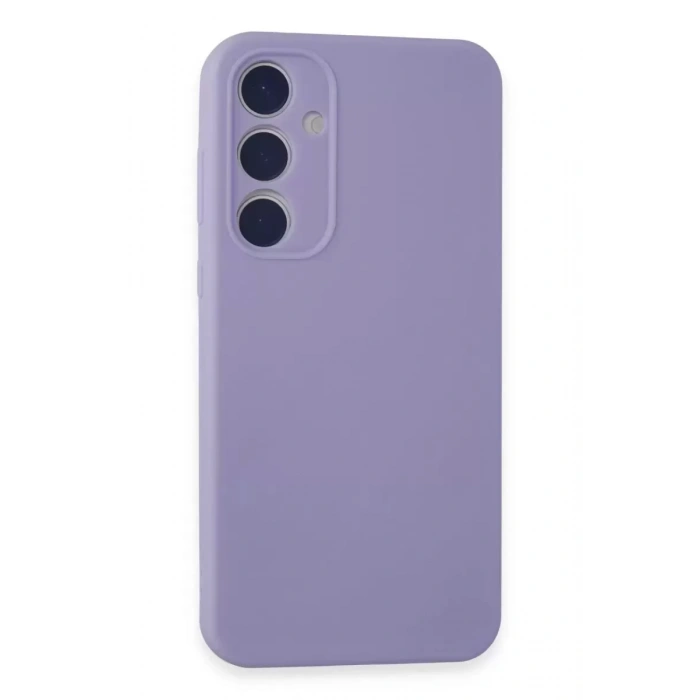 Hubrendy SH Newface Samsung Galaxy A15 4g Kılıf First Silikon - Lila