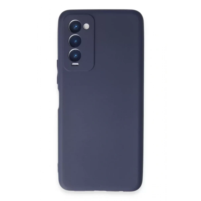 Hubrendy SH Newface Tecno Camon 18 Kılıf First Silikon - Lacivert