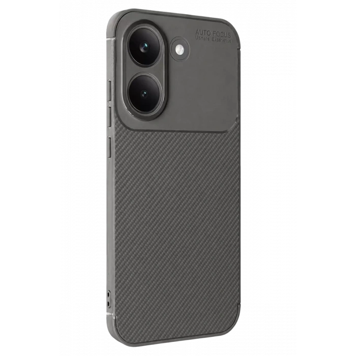 Hubrendy SH Newface Xiaomi Poco X8 Pro Auto Focus Karbon Kapak - Gri